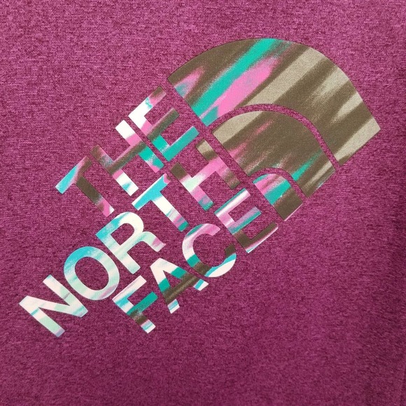 The northface fave celestial pullover hoodie womens size small purple graphic - Picture 2 of 11